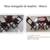 Mesa Retangular de Boteco