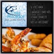 Peixes, Camarões e Frutos do Mar.