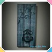 Quadro Pallet de Madeira