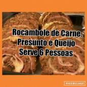 Rocambole de Carne, Presunto e Queijo