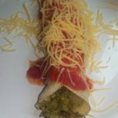 Panqueca de Brocolis com Queijo