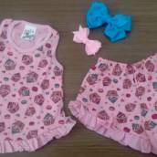Pijamas tamanhos 1,2 e 3. R$20,00
