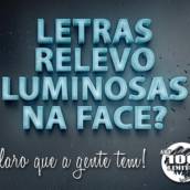 Letras Relevo Luminosas