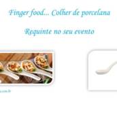 Colher de Porcelana Finger Food