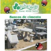 Bancos de cimento