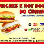 Agora o cesinha Hot Dog Tambem tem Lanches