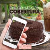 Bolo de Chocolate com Cobertura
