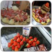 Pizza Hershey's com Morangos 