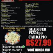 CARDÁPIO PIZZAS SABORES TRADICIONAIS