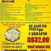 CARDÁPIO PIZZAS SABORES ESPECIAIS