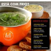 Está com Frio? Pede uma sopa.