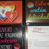 Caixinhas personalizadas com Brigadeiros 