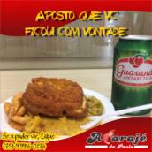 Acarajé com refrigerante