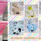 Kit Infantil - Mantinha + Ursinho