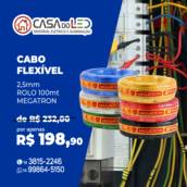 CABO FLEXIVEL 2,5MM em Botucatu, SP por Casa do Led Material Elétrico e Iluminação