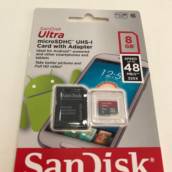 Cartão de Memória SanDisk Ultra MicroSDHC 8 GB