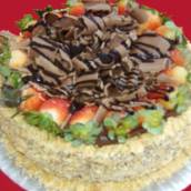 Torta de morango folhada