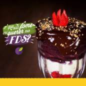 Açaí no copo com chocolate