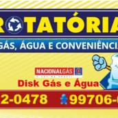 Gas, água, bebidas