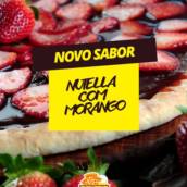 Pizza de Nutella com Morango