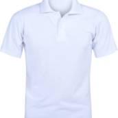 Polo Pique Branca (feminina e masculina) Personalizadas (a pronta entrega)