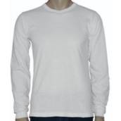 Camisetas brancas lisas M/C, Baby Look e M/L (a pronta entrega)