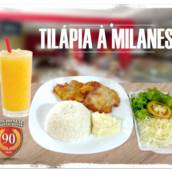 Tilápia à milanesa