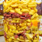 Torre de batata é no Fino Sabor