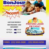 Lave suas roupas e nós passamos com qualidade! Confira os pacotes