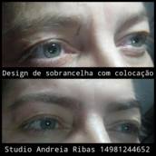 Design de Sobrancelha com Colocação