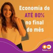 Economia de 80% em compras no mês