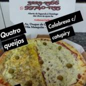 Quatro queijos/ Calabresa com Catupiry