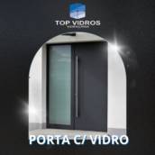 Porta Social com Vidro em Itapetininga