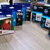 Cartuchos HP e Epson