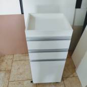 Carrinho Auxiliar Branco Larissa Nichos - Bauru
