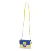 Bolsa bliss off white navy amarelo