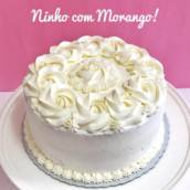  Bolo de Ninho com Morango