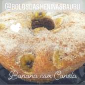 Bolo de Banana com Canela