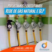 Projeto e instalação de gás natural e GLP