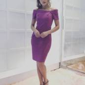 Vestido ombro de fora
