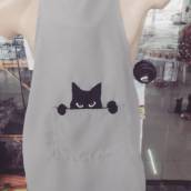 Avental de gatinho