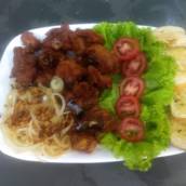 Frango a passarinho