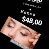 Sobrancelha + Henna