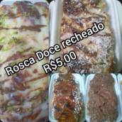 Rosca doce recheada 