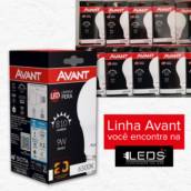 Lâmpada bulbo led 9w AVANT