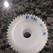 Engrenagem da máquina fragmentadora modelo B 34 - tiras, da marca HSM