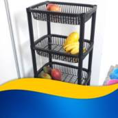 Fruteira de 3 andares 