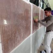 Pintura efeito mármore 