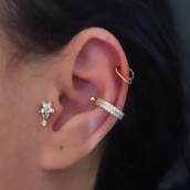 Perfuração Tragus, Hélix e Conch