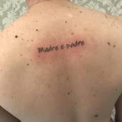 Tatuagem escrita